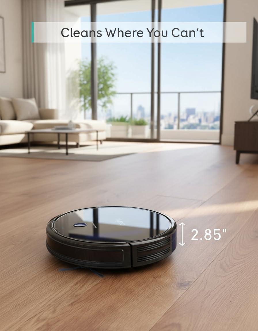 eufy X10 Pro Omni Robot Vacuum and Mop Combo, 8,000 Pa, Dual Mops with 12 mm Auto-Lift and Carpet Detection, AI Obstacle Avoidance, Auto Mop Washing&Drying, Self-Emptying, White(06-15C Max)