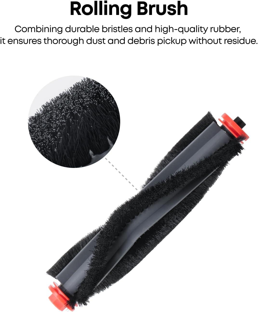 eufy Official E20 Rolling Brush & Brush Guard, Pro-Detangle, Compatible with eufy 3-in-1 E20
