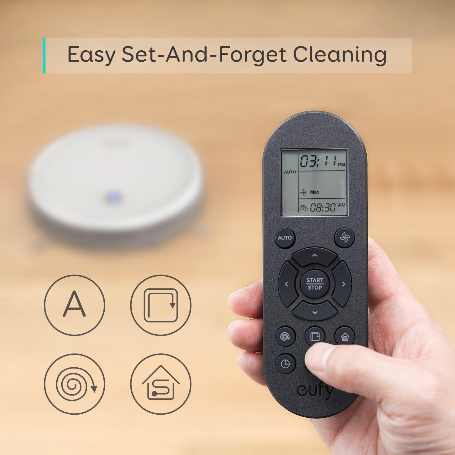 eufy X10 Pro Omni Robot Vacuum and Mop Combo, 8,000 Pa, Dual Mops with 12 mm Auto-Lift and Carpet Detection, AI Obstacle Avoidance, Auto Mop Washing&Drying, Self-Emptying, White(05-11S)