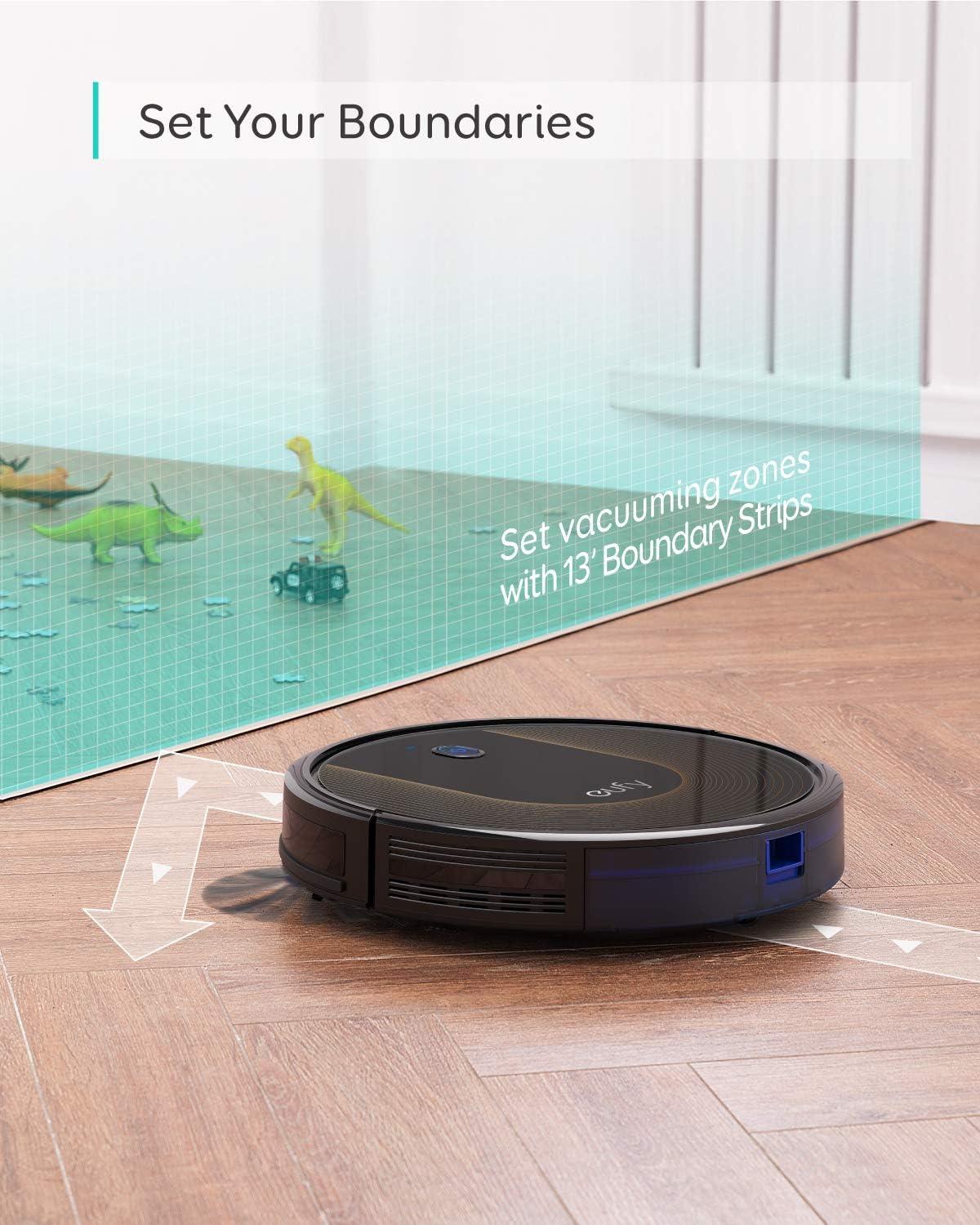 eufy L60 Robot Vacuum with Self Empty Station, Hair Detangling Technology, Up to 60 Days Hands Free Cleaning, 5,000 Pa Suction, Remove Hair, Dust(04-30C Slim)