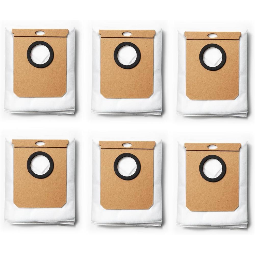 eufy Official Replacement Dust Bags for eufy L60/L50 Series with Self-Empty Station(Pack of 6)