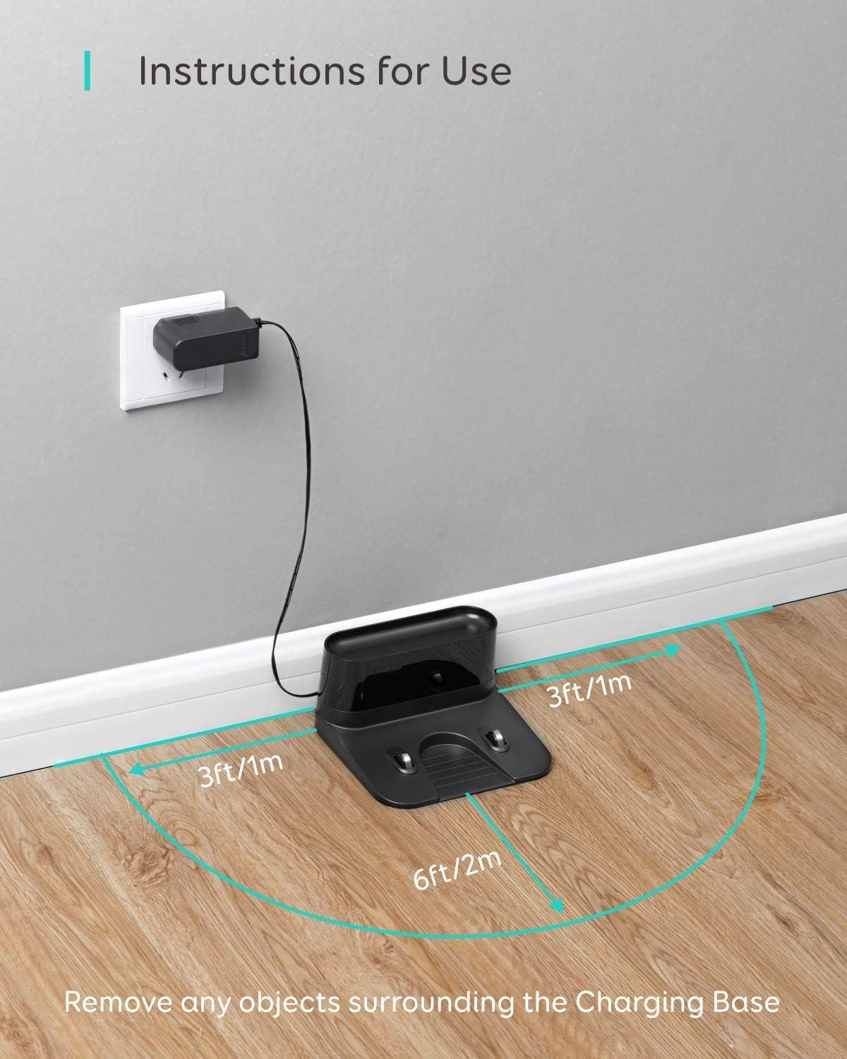 eufy Robot Vacuum 11S MAX, Super Thin, Powerful Suction, Quiet, Self-Charging Robotic Vacuum Cleaner, Cleans Hard Floors to Medium-Pile Carpets, Black(01-11S Max)