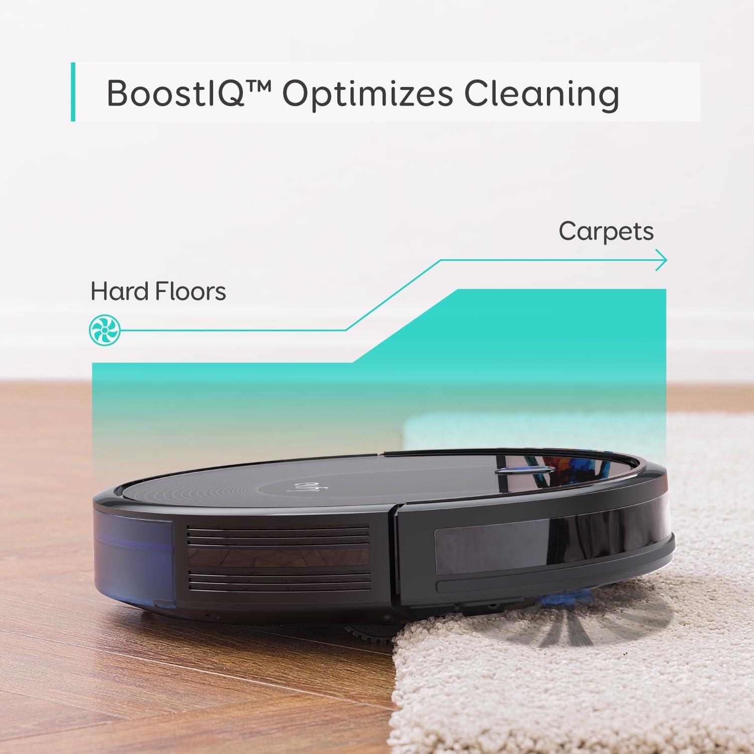 eufy X10 Pro Omni Robot Vacuum and Mop Combo, 8,000 Pa, Dual Mops with 12 mm Auto-Lift and Carpet Detection, AI Obstacle Avoidance, Auto Mop Washing&Drying, Self-Emptying, White(eufy 30)
