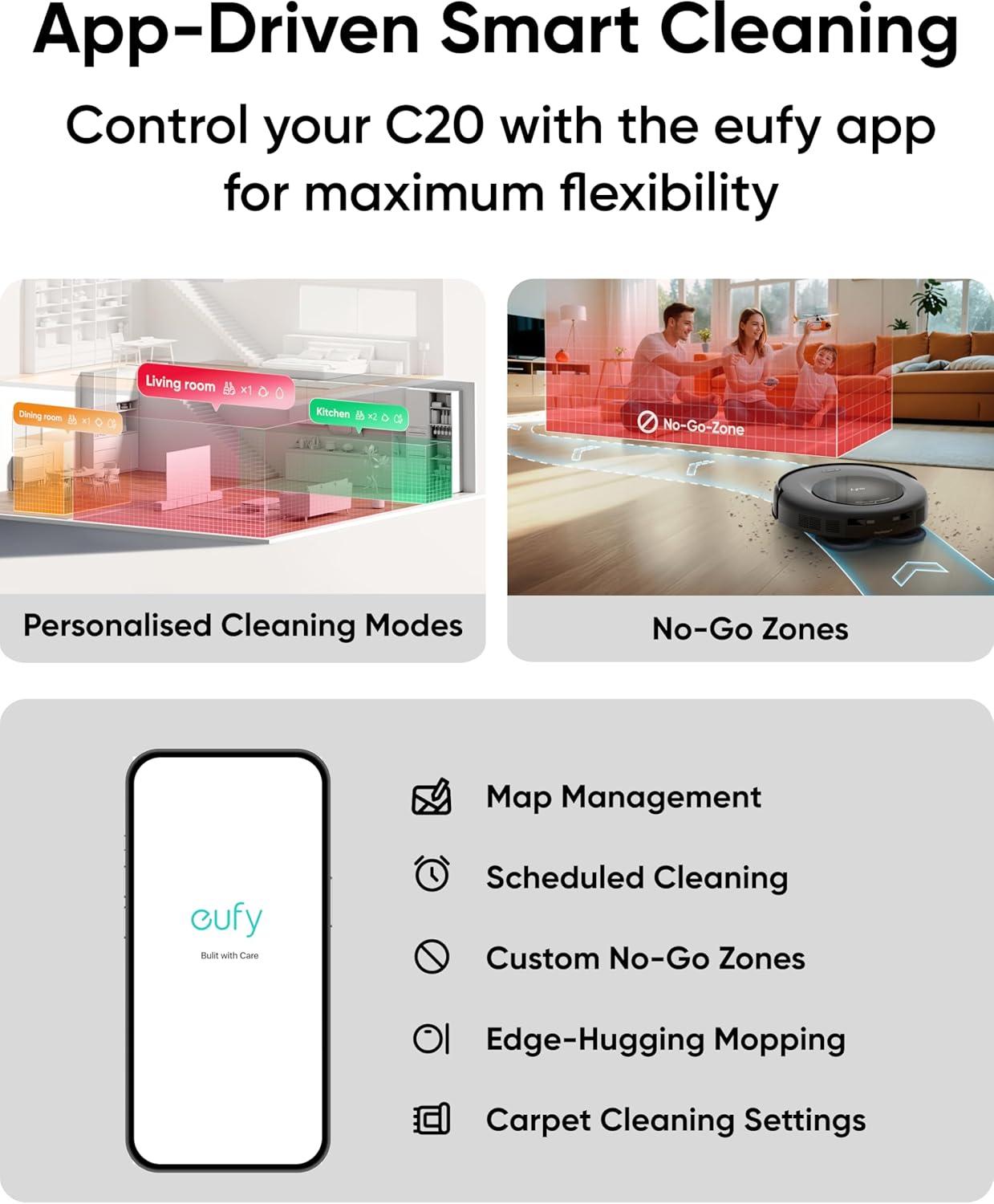 eufy Omni C20 Robot Vacuum and Mop(C20)