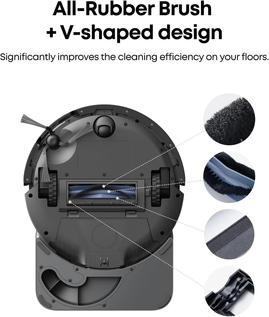 eufy RoboVac Replacement Accessories Kit (2 Side Brushes + 2 Filter Sets + Rolling Brush + Brush Guard) Compatible Self-Empty C10.