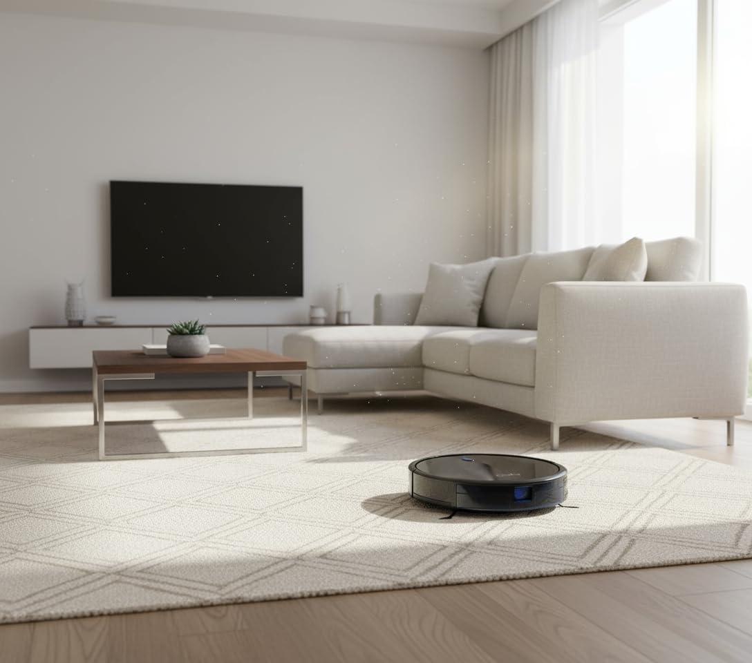 eufy X10 Pro Omni Robot Vacuum and Mop Combo, 8,000 Pa, Dual Mops with 12 mm Auto-Lift and Carpet Detection, AI Obstacle Avoidance, Auto Mop Washing&Drying, Self-Emptying, White(07-C30)