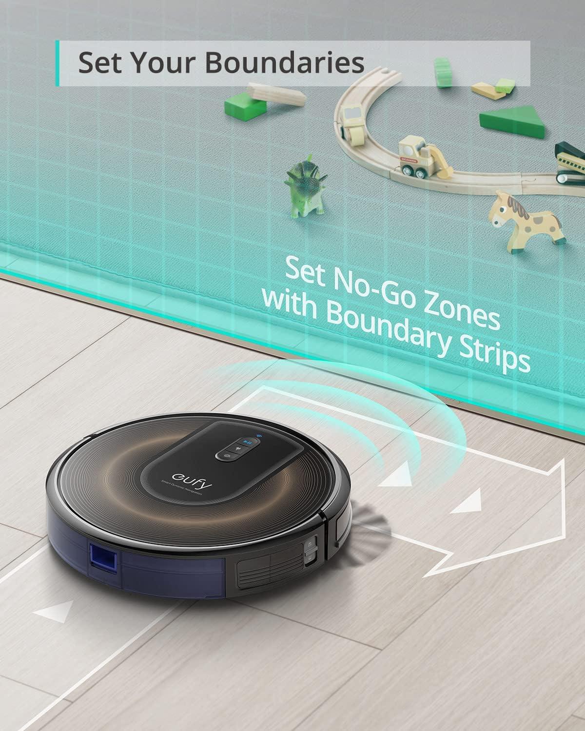 eufy Robot Vacuum Omni S1 Pro, HydroJet System with Roller Mop, Robot Vacuum and Mop Combos, Eco-Clean Ozone, Incrediable Suction, Obstacle Avoidance, Auto Mop Washing & Drying, Self-Emptying(RoboVac G30)