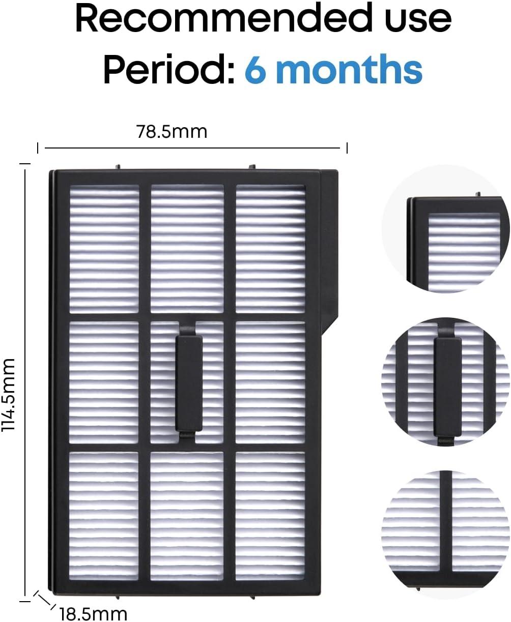 eufy Replacement Filter for RoboVac, Efficient Filtration, Durable, Effective Cleaning, Compatible with E25 and E28