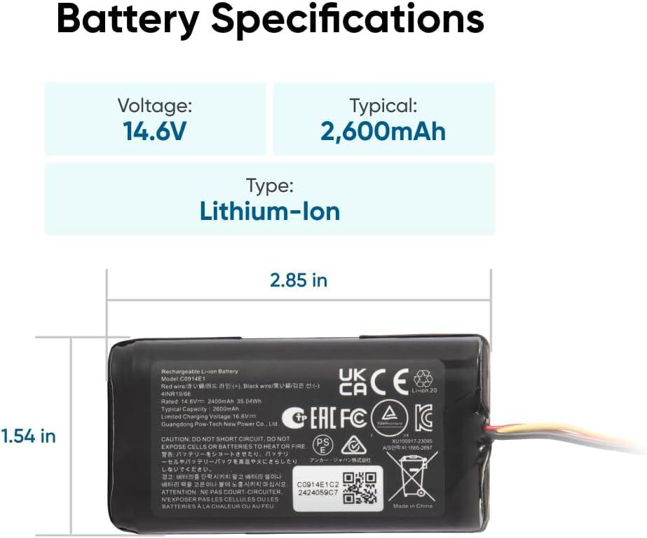 eufy Accessory-Replacement Battery Pack, Compatible with X10 Pro Omni