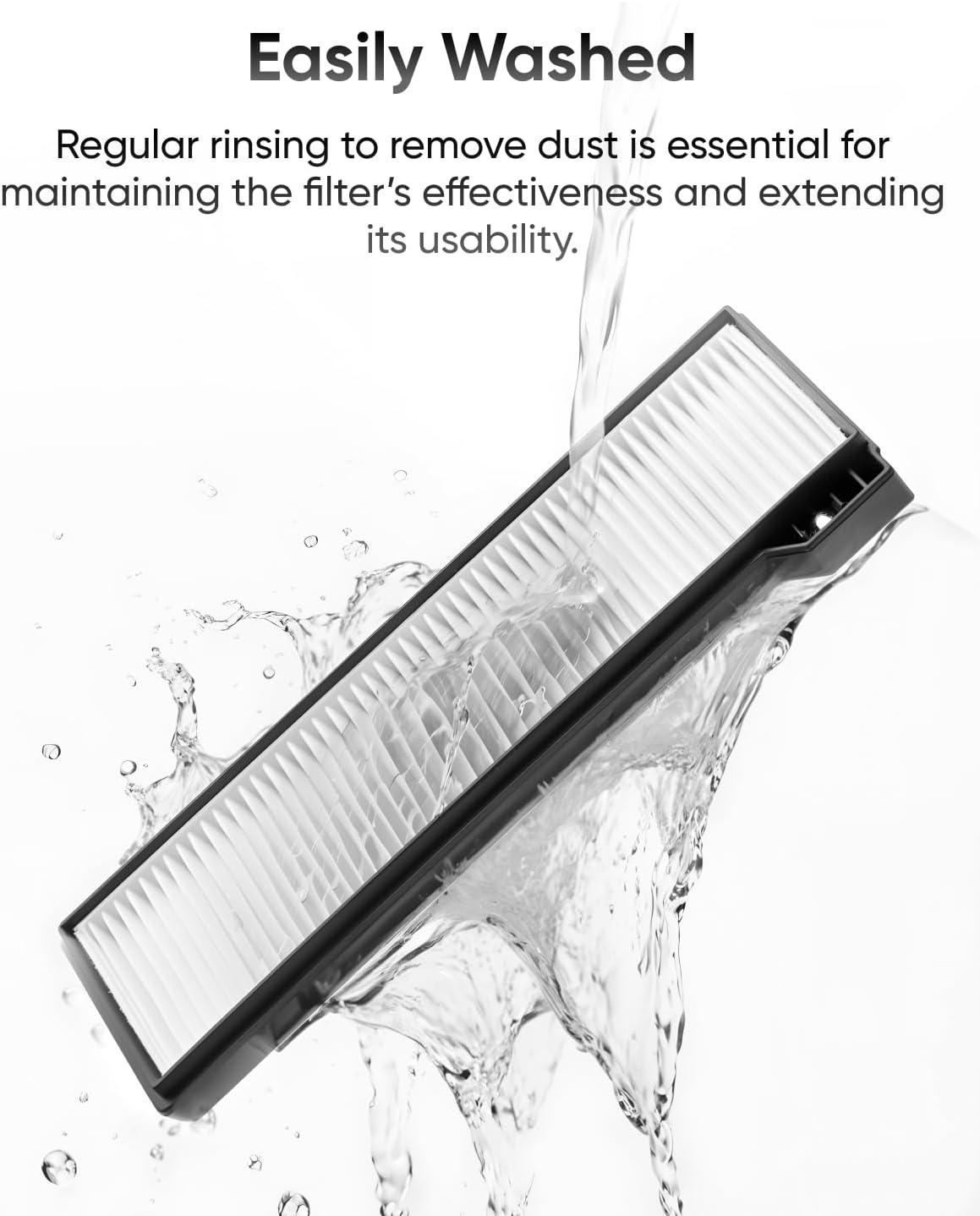 eufy Accessory-2 Replacement Washable Filter, Compatible with X10 Pro Omni