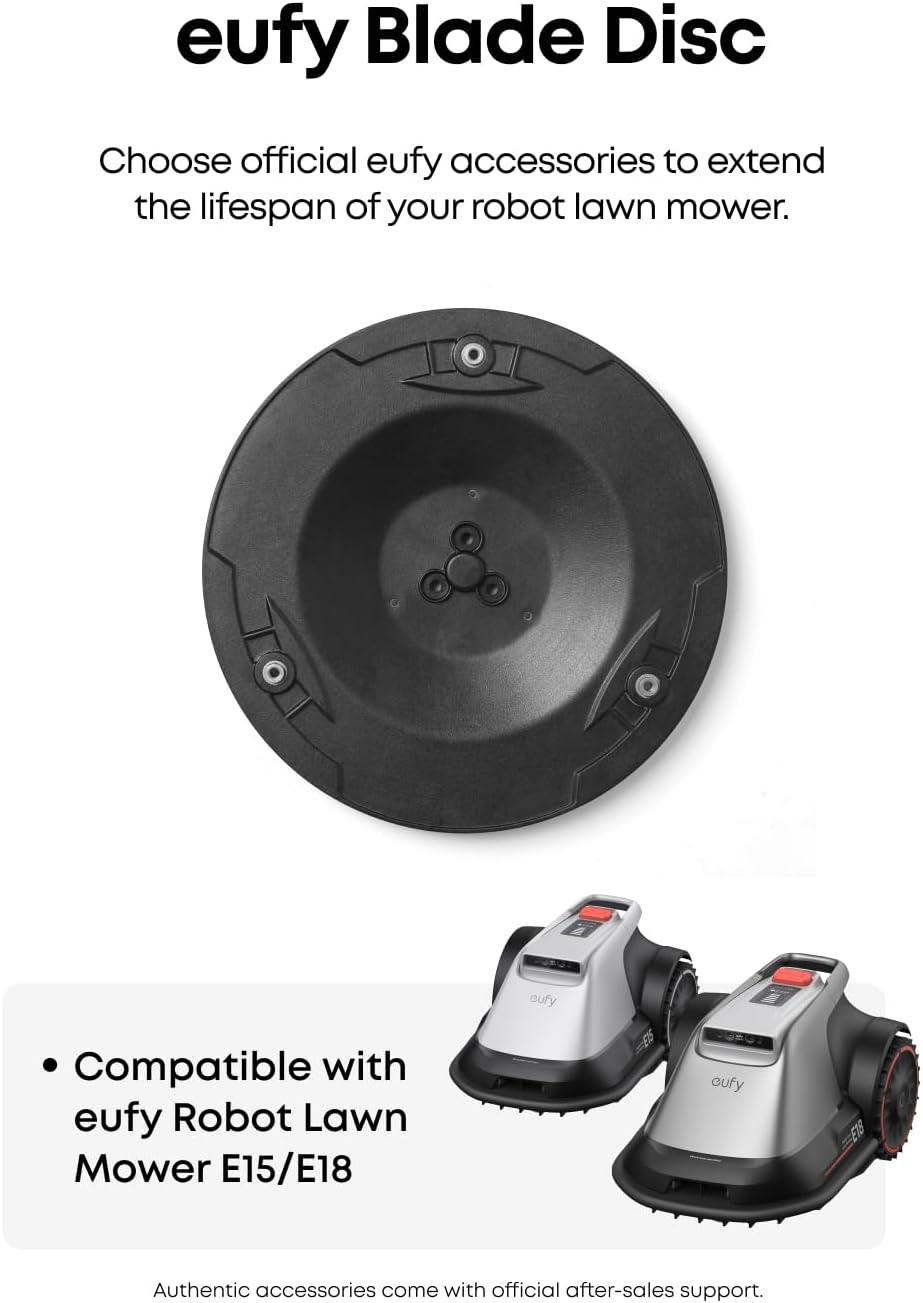 eufy Official Accessories, Blade Disc *1, Compatible E15/E18 Robot Lawn Mower