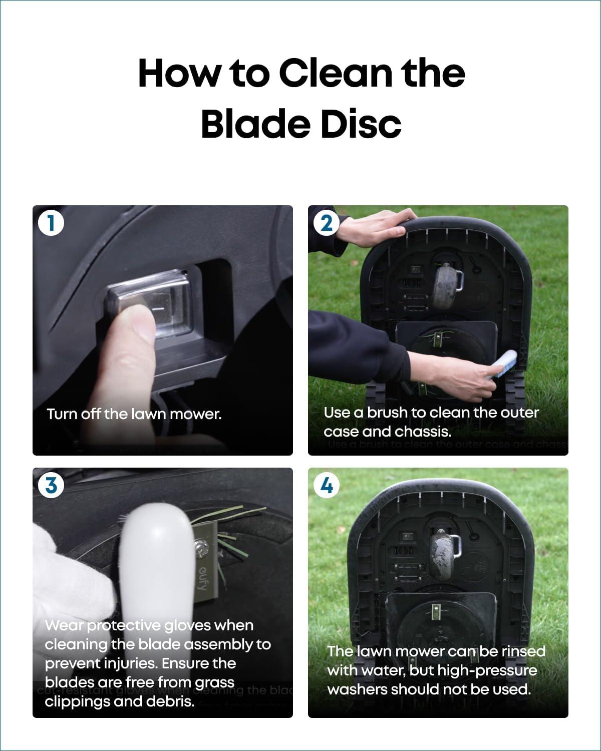 eufy Official Accessories, Blade Disc *1, Compatible E15/E18 Robot Lawn Mower
