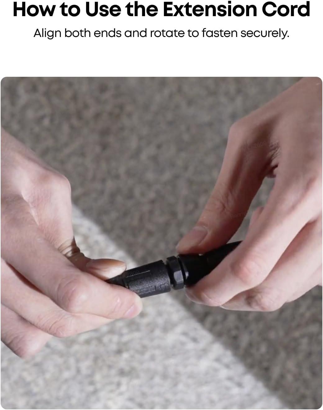 eufy Official Accessories: Power Extension Cord *1, Compatible with eufy Robotic Lawn Mower E15/E18