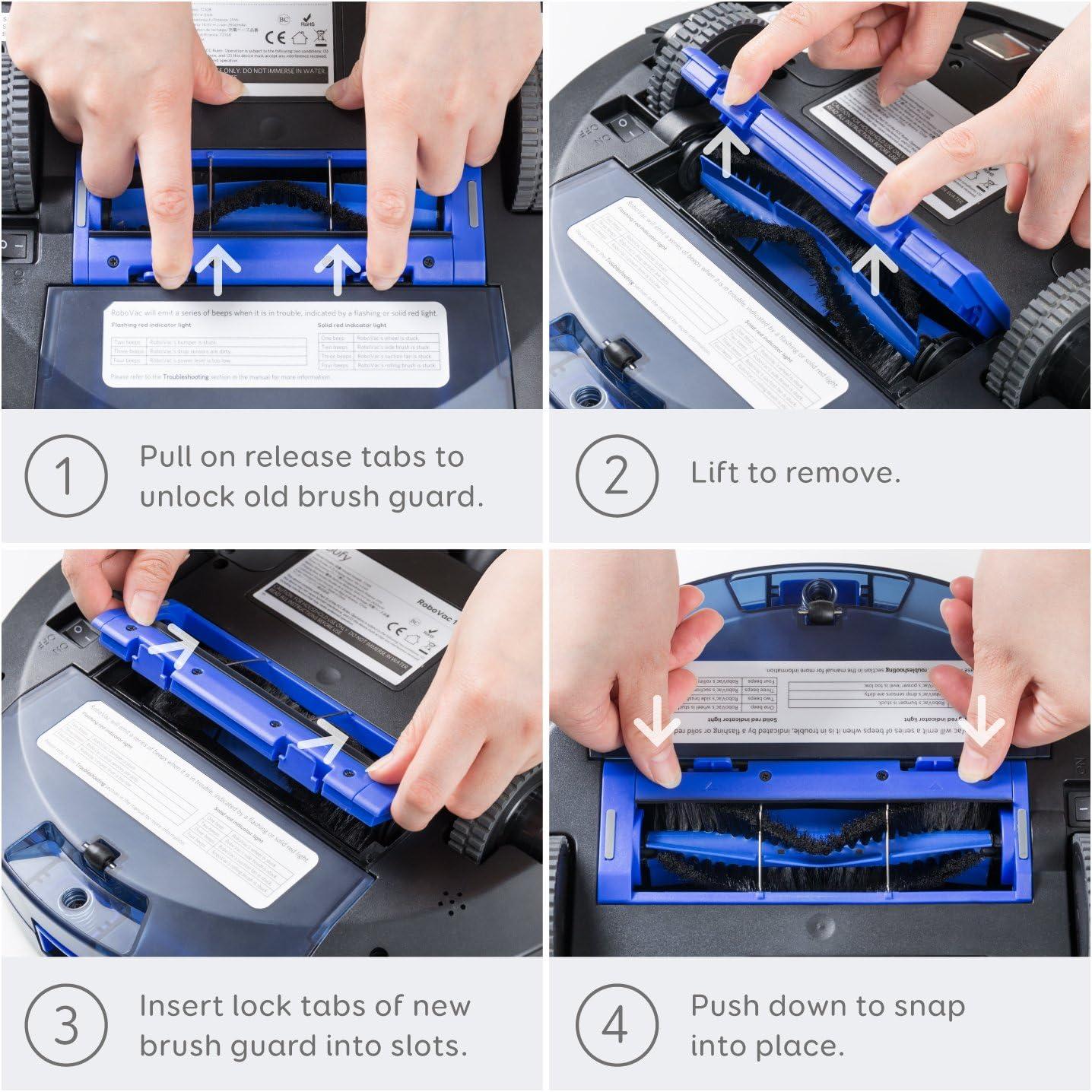 eufy Replacement Brush Guard,11S,15C,30, 30C, 11S Max, 15C Max, 25C Max, 30C Max G30,G30 Edge, G30 Hybrid,G30 Verge, G20, G20 Hybrid, G30 SES series, G35+, G40, G40 Hybrid, G40+, G40 Hybrid+ Accessory