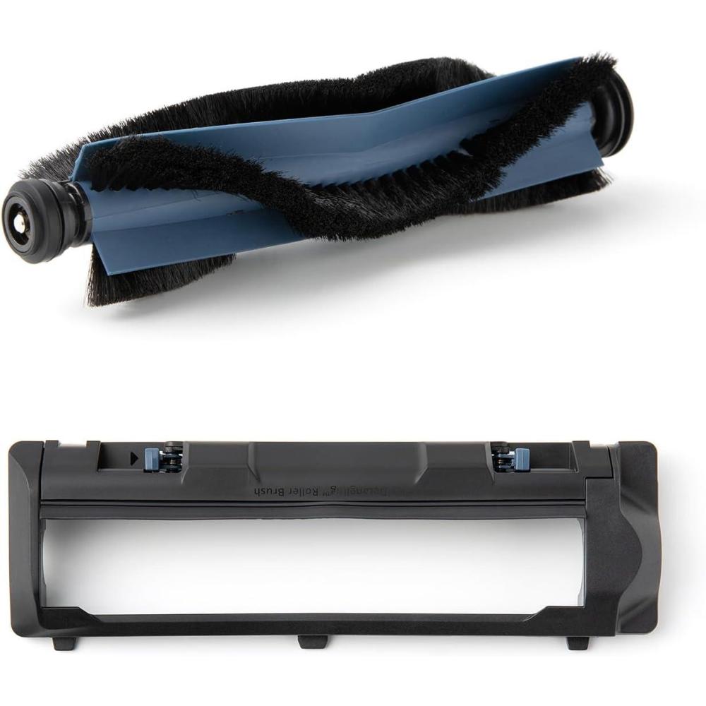 eufy Accessory-Replacement Roller Brush with Bristles and Rubber and Replacement Brush Guard with Pro-Detangle Comb, Compatible with X10 Pro Omni