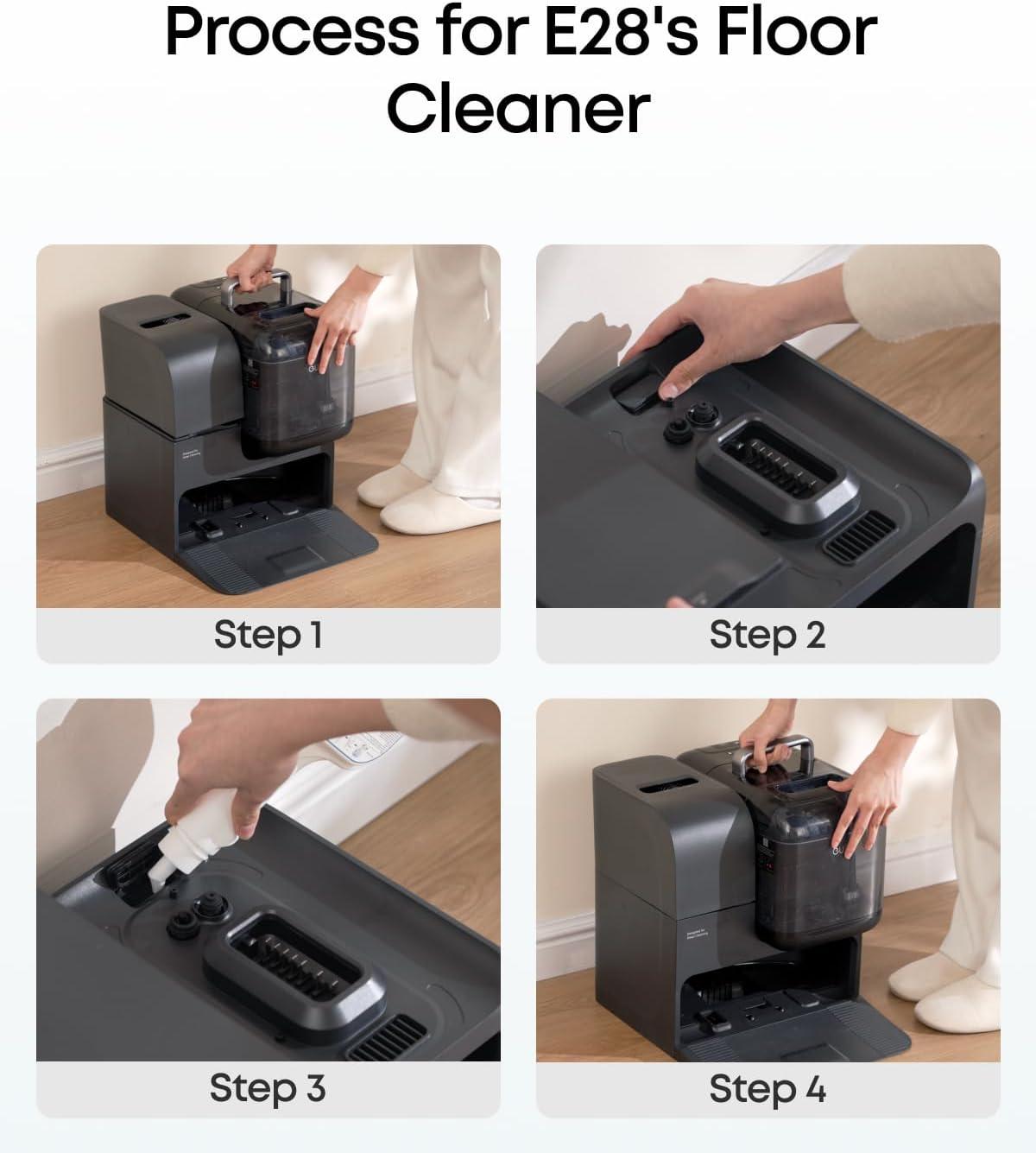 eufy Floor Cleaner, Ready to Use, 473 ml, Floor Cleaner, Safe, Compatible with E28