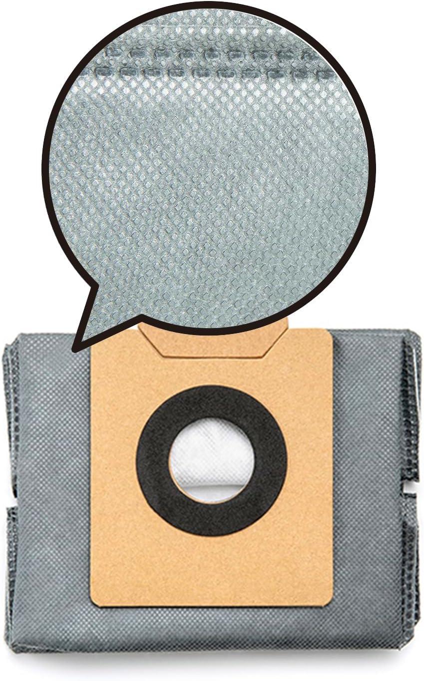 eufy Accessory-6-Pack Large Capacity Dust Bags Compatible with eufy X10 Pro Omni
