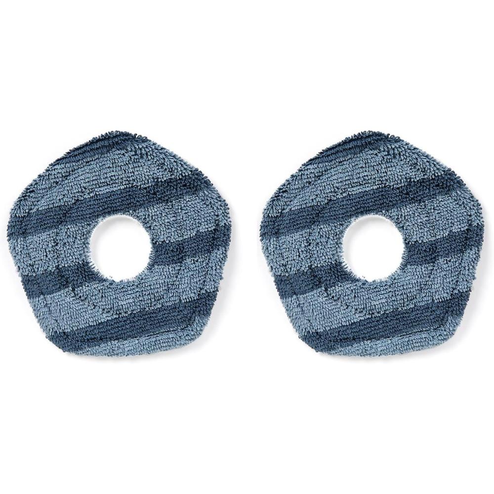 eufy Accessory-2 Washable Vacuum Mop Cloths, Compatible X10 Pro Omni X9 Pro, Washable and Reusable Soft Mopping Pad, Parts, Accessories(normal)
