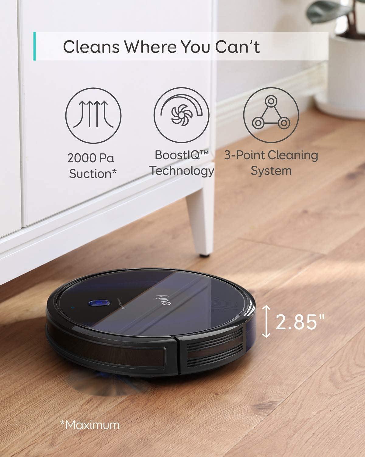 eufy Robot Vacuum Omni C20, Robot Vacuum and Mop Combo, Self Emptying, Auto Mop Washing and Auto Drying for Hands-Free Cleaning, 7000 Pa Powerful Suction (Renewed Acceptable)(15C MAX)