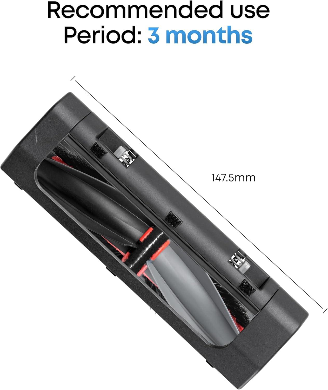 eufy Rolling Brush and Brush Guard, Durable, Effective Cleaning, Compatible with E25 & E28 & C28