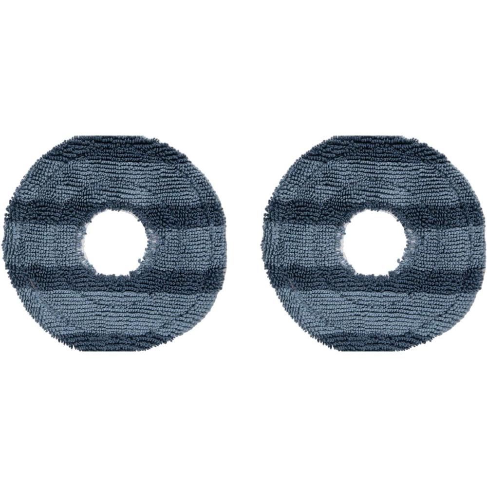 eufy Official Accessories, 2-Pack Vacuum Mop Replacement Pads, Compatible C20 Omni, Washable and Reusable Soft Mopping Pad Parts Accessories
