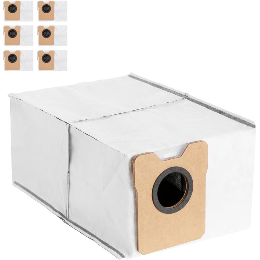 eufy Official Accessories, 6-Pack Large Capacity Dust Bags Compatible with C20 Omni Robot Vacuum