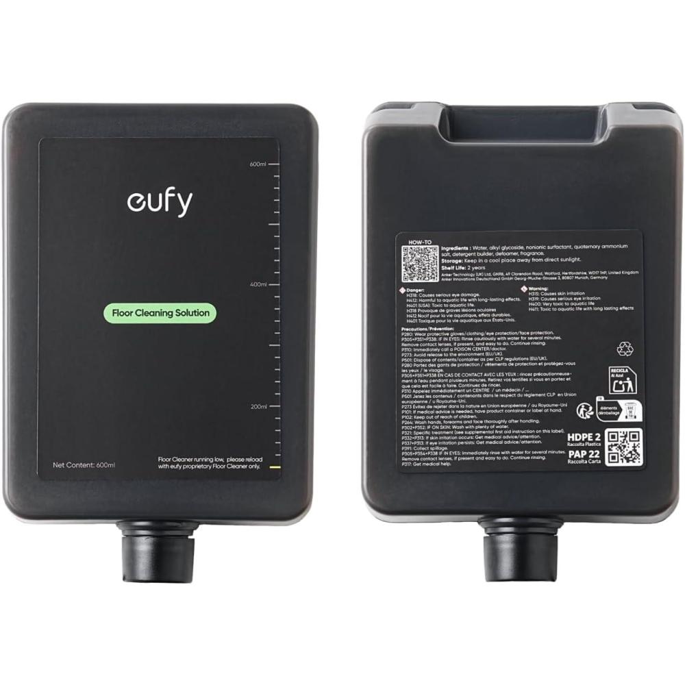 eufy Official Hard Floor Cleaner Accessories for Omni S2, Gentle Ingredients, Low-scent, Suitable for Various Surfaces