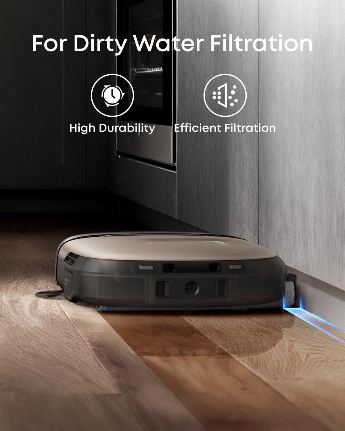 eufy Official Replacement Dirty Water Reservoir Filter for Omni S2, Quick Snap-In Replacement, No Mess Installation