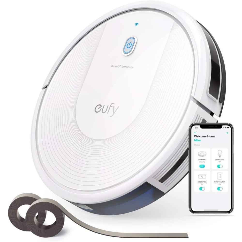 eufy S1 with All-in-One Station, HydroJet System with Roller Mop, Robot Vacuum and Mop Combo, Incredible Suction, Obstacle Avoidance, Multi-Level Mapping, Mop Auto-Retraction, Perfect for Pet Hair(eufy 30C)