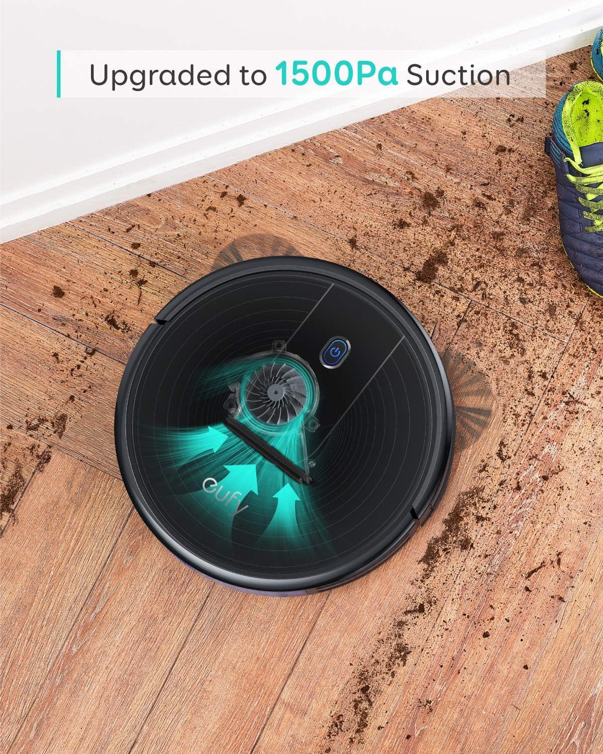 eufy S1 with All-in-One Station, HydroJet System with Roller Mop, Robot Vacuum and Mop Combo, Incredible Suction, Obstacle Avoidance, Multi-Level Mapping, Mop Auto-Retraction, Perfect for Pet Hair(11S Plus)