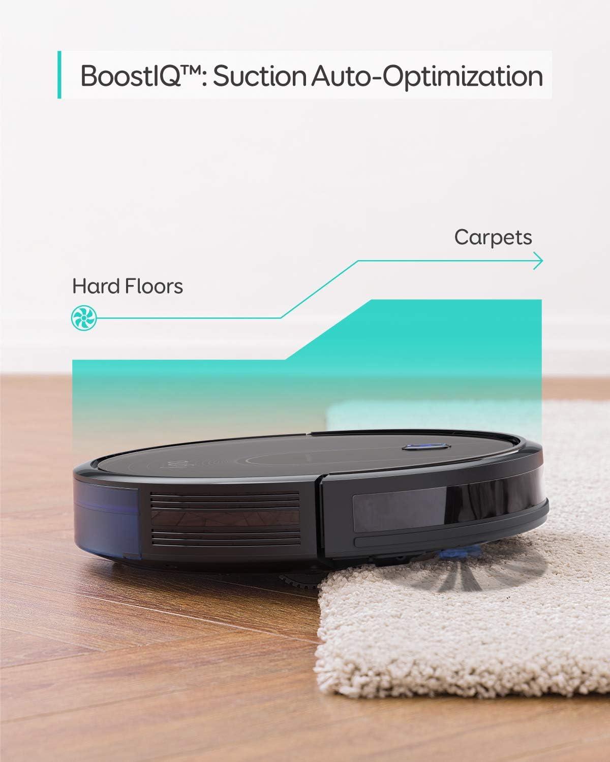 eufy S1 with All-in-One Station, HydroJet System with Roller Mop, Robot Vacuum and Mop Combo, Incredible Suction, Obstacle Avoidance, Multi-Level Mapping, Mop Auto-Retraction, Perfect for Pet Hair(11S Plus)