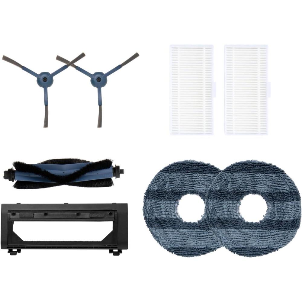 eufy Official Accessory Kit for Robot Vacuum Omni C20, 2 Side Brushes, 2 Washable Filters, 1 Rolling Brush, 1 Brush Guard, 2 Mop Pads